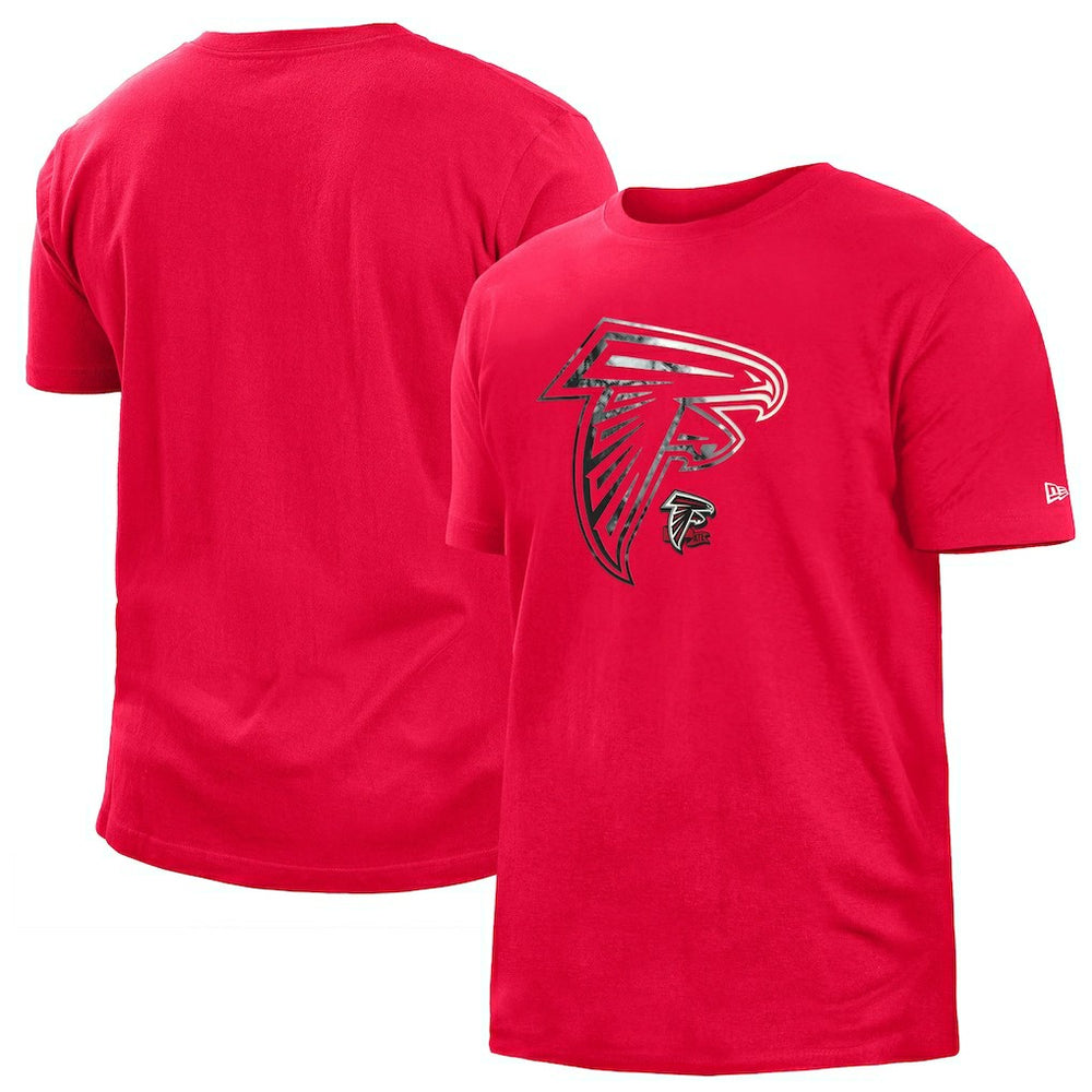 Atlanta Falcons New Era 2022 Sideline Ink Dye T-Shirt - Red T-shirts