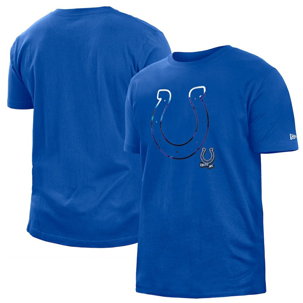 Indianapolis Colts New Era 2022 Sideline Ink Dye T-Shirt - Blue T-shirts