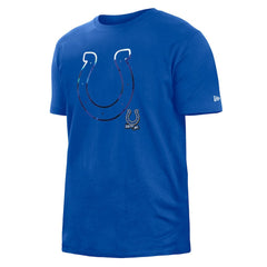 Indianapolis Colts New Era 2022 Sideline Ink Dye T-Shirt - Blue T-shirts