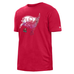 Tampa Bay Buccaneers New Era 2022 Sideline Ink Dye T-Shirt - Red T-shirts