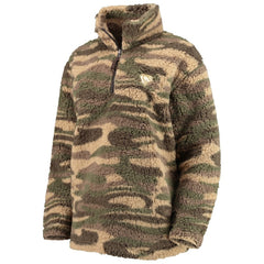 Pittsburgh Penguins G-III Sports by Carl Banks Women's Sherpa Quarter-Zip Jacket - Camo | US 4692601