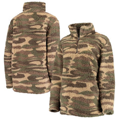 St. Louis Blues G-III Sports by Carl Banks Women's Sherpa Quarter-Zip Jacket - Camo | US 4692603