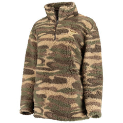 St. Louis Blues G-III Sports by Carl Banks Women's Sherpa Quarter-Zip Jacket - Camo | US 4692603