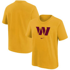 Washington Commanders Youth Team Logo T-Shirt - Gold T-shirts