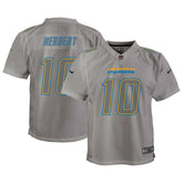 Justin Herbert Los Angeles Chargers Youth Atmosphere Game Jersey - Gray Jerseys
