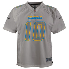 Justin Herbert Los Angeles Chargers Youth Atmosphere Game Jersey - Gray Jerseys