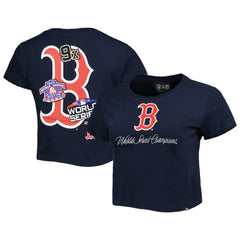 Boston Red Sox New Era Women's Historic Champs T-Shirt - Blue T-shirts