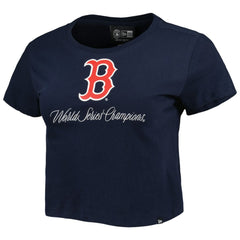 Boston Red Sox New Era Women's Historic Champs T-Shirt - Blue T-shirts