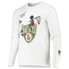 Brooklyn Nets Sue Tsai Long Sleeve T-Shirt White