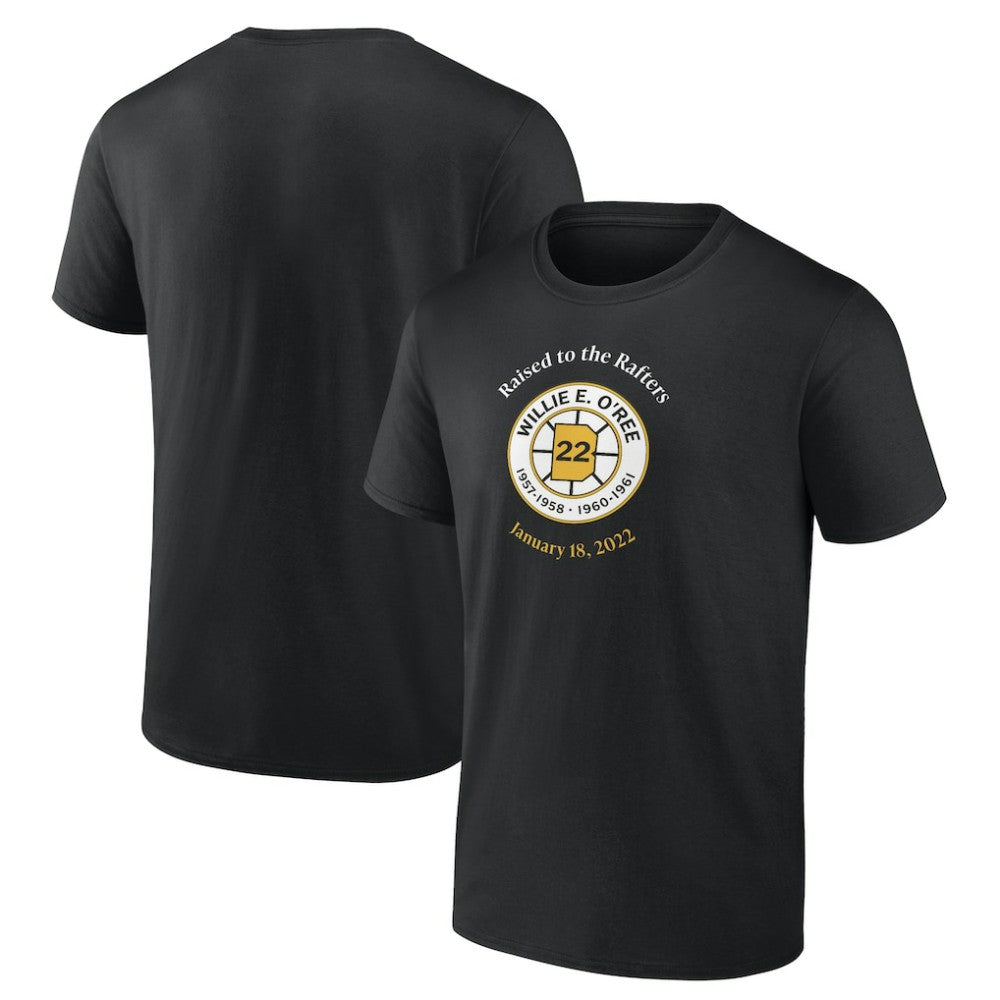 Willie O'Ree Boston Bruins Retirement T-Shirt - Black | US 4699966