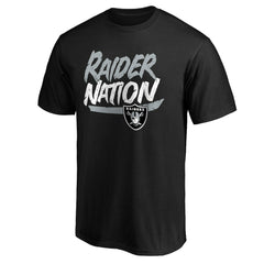 Las Vegas Raiders Hometown Collection Raider Nation T-Shirt - Black T-shirts