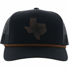 Dallas Cowboys HOOey State Patch Trucker Snapback Hat - Black Hats