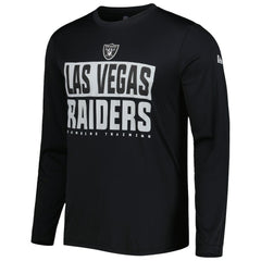 Las Vegas Raiders New Era Combine Authentic Offsides Long Sleeve T-Shirt - Black T-shirts