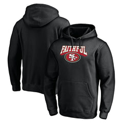 San Francisco 49ers Hometown Collection The Faithful Fitted Pullover Hoodie - Black Hoodies