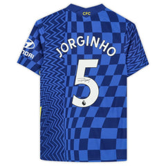 Jorginho Chelsea Autographed 2021-22 Home Jersey - Fanatics for sale