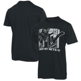 Brooklyn Nets Junk Food NBA x MTV I Want My T-Shirt Black