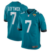 Byron Leftwich Jacksonville Jaguars Retired Player Game Jersey - Teal Jerseys