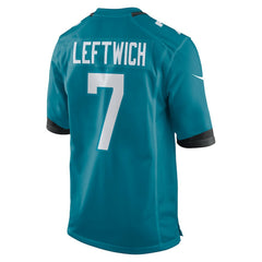 Byron Leftwich Jacksonville Jaguars Retired Player Game Jersey - Teal Jerseys