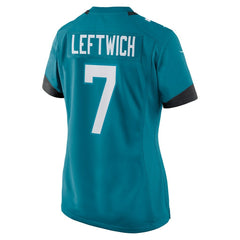 Byron Leftwich Jacksonville Jaguars Women's Retired Player Game Jersey - Teal Jerseys