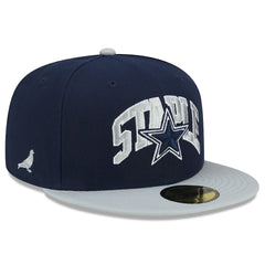Dallas Cowboys New Era NFL x Staple Collection 59FIFTY Fitted Hat - Navy/Gray Hats