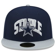 Dallas Cowboys New Era NFL x Staple Collection 59FIFTY Fitted Hat - Navy/Gray Hats