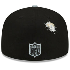 Las Vegas Raiders New Era NFL x Staple Collection 59FIFTY Fitted Hat - Black/Gray Hats