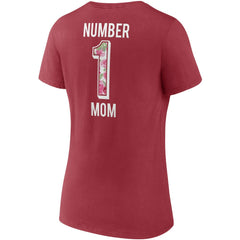 Arizona Cardinals Women's Team Mother's Day V-Neck T-Shirt - Cardinal T-shirts