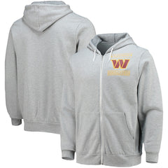 Washington Commanders NFL x Darius Rucker Collection Sponge Fleece Full-Zip Hoodie - Heathered Gray Hoodies