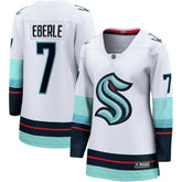 Jordan Eberle Seattle Kraken Fanatics Women's Away Breakaway Jersey - White | US 4727390
