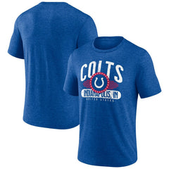 Indianapolis Colts Badge of Honor Tri-Blend T-Shirt - Royal T-shirts