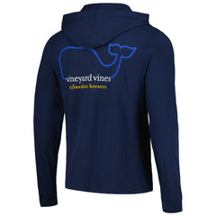 Milwaukee Brewers Vineyard Vines Long Sleeve Hoodie T-Shirt - Navy Hoodies