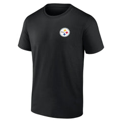 Pittsburgh Steelers Number One Dad T-Shirt - Black T-shirts