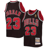 Michael Jordan Chicago Bulls Youth 1996-97 Hardwood Classics Authentic Jersey Black/Red - Mitchell & Ness
