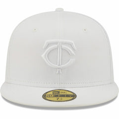 Minnesota Twins New Era White on White 59FIFTY Fitted Hat Hats