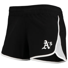Athletics New Era Women's Stretch French Terry Shorts - Black Shorts