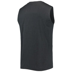 Pittsburgh Steelers New Era Brushed Sleeveless Tank Top - Black Tops