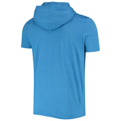 Los Angeles Rams New Era Team Brushed Hoodie T-Shirt - Heathered Blue Hoodies