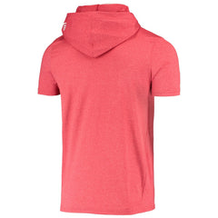San Francisco 49ers New Era Team Brushed Hoodie T-Shirt - Heathered Red Hoodies