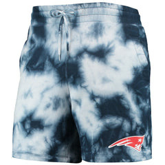New England Patriots New Era Tie-Dye Shorts - Navy Shorts