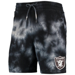 Las Vegas Raiders New Era Tie-Dye Shorts - Black Shorts