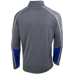 Detroit Pistons Omni-Wick Shotgun 2.0 Quarter-Zip Pullover Top Heathered Gray/Blue - Columbia