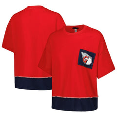 Cleveland Guardians Refried Apparel Women's Cropped T-Shirt - Red T-shirts