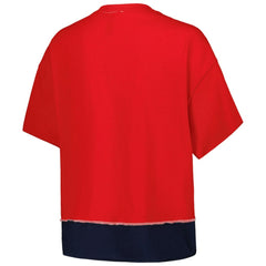 Cleveland Guardians Refried Apparel Women's Cropped T-Shirt - Red T-shirts