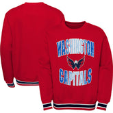 Washington Capitals Youth Classic Blueliner Pullover Sweatshirt - Red | US 4753046