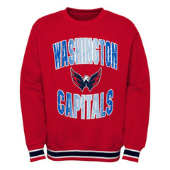 Washington Capitals Youth Classic Blueliner Pullover Sweatshirt - Red | US 4753046