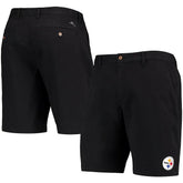 Pittsburgh Steelers Boracay Tri-Blend Shorts - Black Shorts