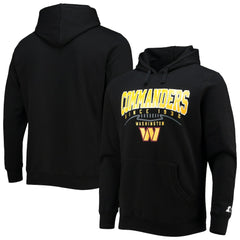 Washington Commanders Starter Premier Pullover Hoodie - Black Hoodies