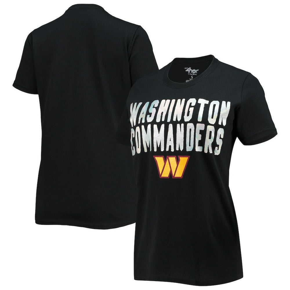 Washington Commanders G-III 4Her by Carl Banks Women's Endzone T-Shirt - Black T-shirts