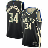 Giannis Antetokounmpo Milwaukee Bucks Jordan Brand Unisex Swingman Jersey Statement Edition Black outlet