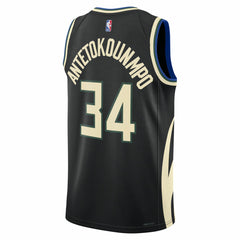 Giannis Antetokounmpo Milwaukee Bucks Jordan Brand Unisex Swingman Jersey Statement Edition Black outlet